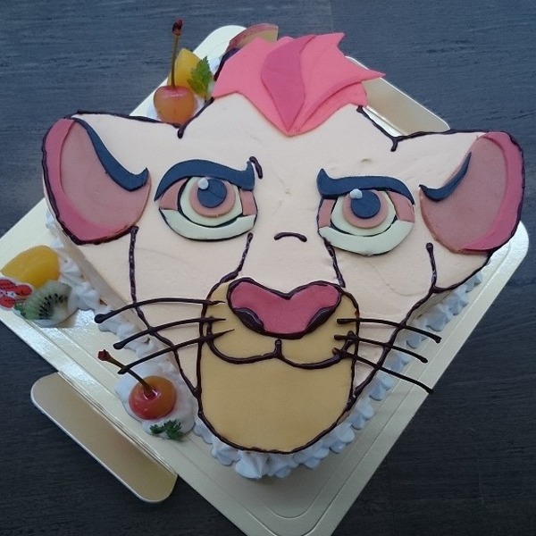 ライオンのキャラクターケーキ
