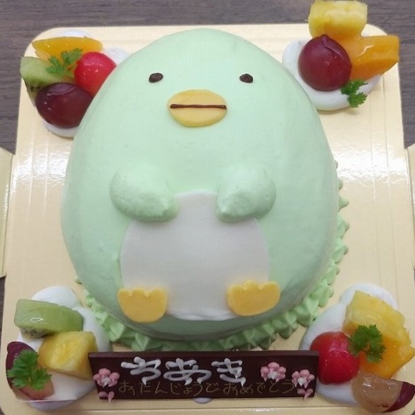 ペンギンのキャラクターケーキ