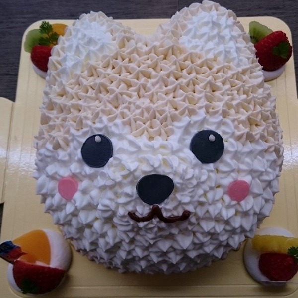 柴犬のキャラクターケーキ